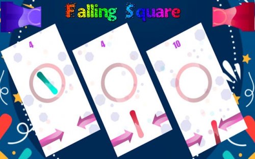 Falling Square - Arrow Precision Game