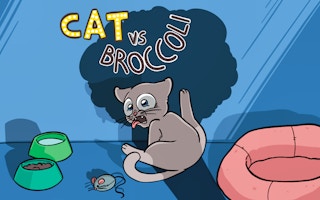 Cat VS Broccoli - Dodge & Collect Game