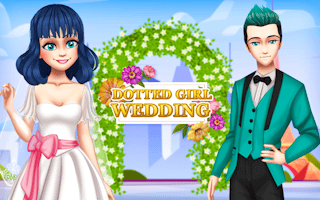 Dotted Girl Wedding Dress Up Game