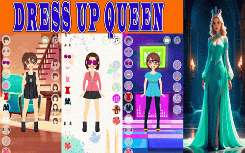 Dress Up Queen: Fashion & Beauty Salon Game