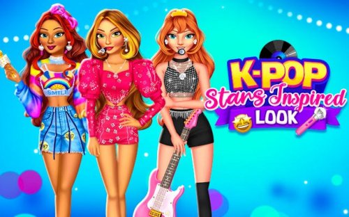 K-Pop Stars Inspired Look Makeover Game