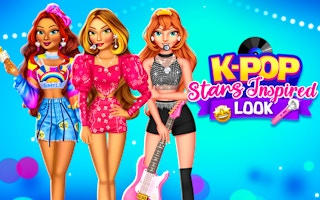 K-Pop Stars Inspired Look Makeover Game
