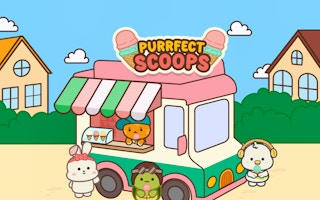 Purrfect Scoops: Cat Ice Cream Shop