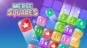 Merge Squares Puzzle Game Online - Logic Puzzle Game