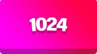 1024 COLORFUL Puzzle Game Online - Number Merge Puzzle