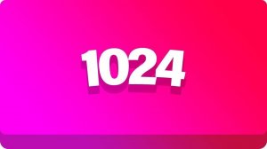 1024 COLORFUL Puzzle Game Online - Number Merge Puzzle