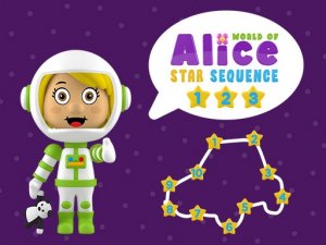 World of Alice Star Sequence Online Number Puzzle Game