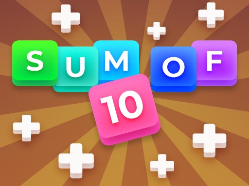 Sum of 10 Tile Merge Puzzle