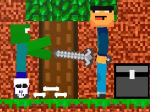 Maze Adventure: Noob and Zombie