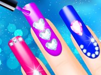 Glow Nails: Manicure Nail Salon Game for Girls Online - Nail Art Game