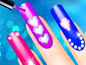 Glow Nails: Manicure Nail Salon Game for Girls Online - Nail Art Game