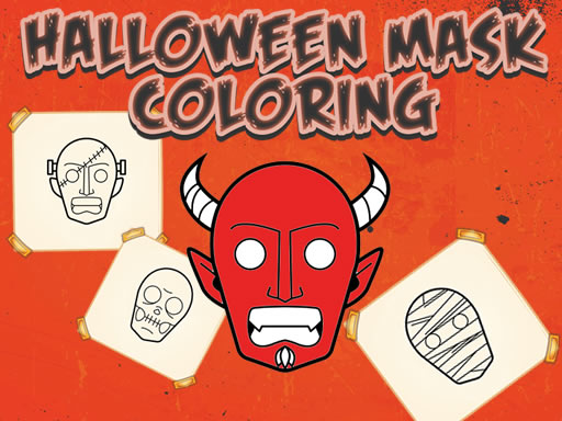 Festive Mask Coloring Puzzle