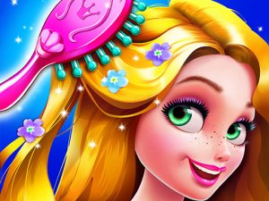 Long Hair Princess Hair Salon Online Game - Dress Up Game
