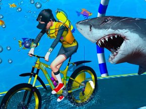 Underwater Bicycle Racing Online Arcade Game