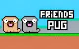 Friends Pug: Dog Duo Adventure Online Game Co-op Puzzle Game