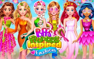 BFFs Flowers Inspired Fashion - Dress Up Game