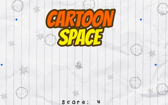 Cartoon Space - Star Collector HTML5 Game