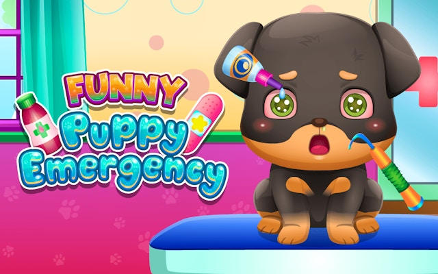 Funny Puppy Emergency: Vet Care & Dress Up Game