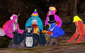 Gorilla Tag Drag and Drop VR Parkour Online Action Game