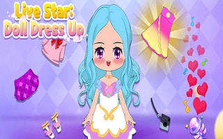 Live Star Doll Dress Up Game