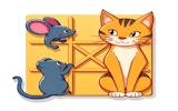 Tic-Tac-Toe: Mouse vs. Cat Online Puzzle Game