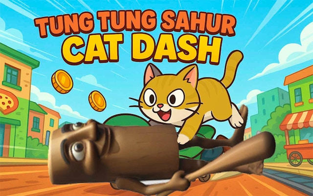 Tung Tung Sahur Cat Dash - Endless Runner Game