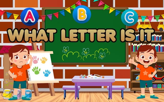 What Letter is It? - Alphacasual game Learning Game
