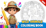 Wild Animals Coloring Book: Free Online Coloring Game - Art Game
