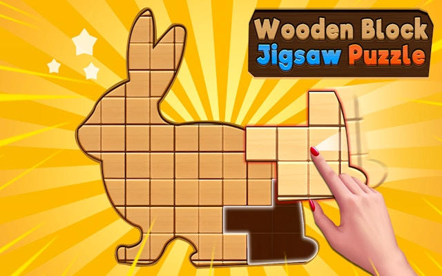 Wooden Block Jigsaw Puzzle Game