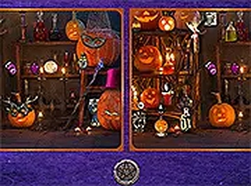 Halloween Puzzle Spot Differences