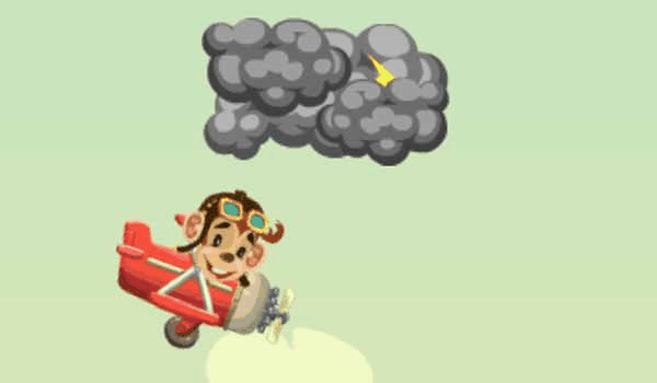 Tommy the Monkey Pilot Flying Game